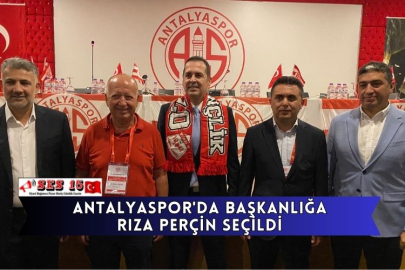 Antalyaspor'da Başkanlığa Rıza Perçin Seçildi