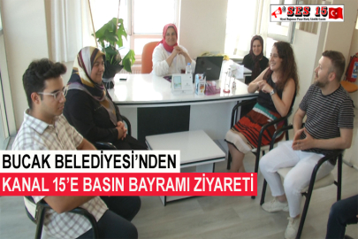 Bucak Belediyesi’nden Kanal 15’e Basın Bayramı Ziyareti