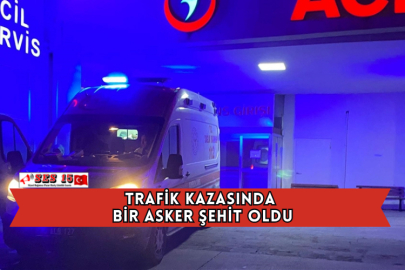 Trafik Kazasında Bir Asker Şehit Oldu
