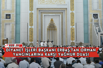 Diyanet İşleri Başkanı Erbaş'tan Orman Yangınlarına Karşı Yağmur Duası