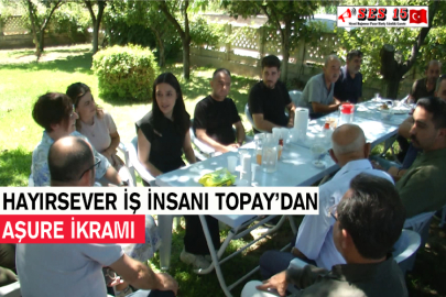 Hayırsever İş İnsanı Topay’dan Aşure İkramı