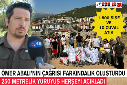 Ömer Abalı’nın Çağrısı Farkındalık Oluşturdu; 250 Metrelik Yürüyüş Herşeyi Açıkladı