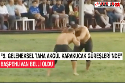 “2. Geleneksel Taha Akgül Karakucak Güreşleri’nde”  Başpehlivan Belli Oldu