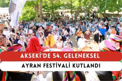 Akseki'de 54. Geleneksel Ayran Festivali Kutlandı