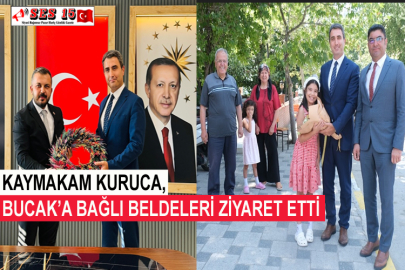 Kaymakam Kuruca, Bucak’a Bağlı Beldeleri Ziyaret Etti