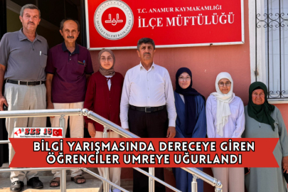 Bilgi Yarışmasında Dereceye Giren Öğrenciler Umreye Uğurlandı