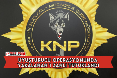 Uyuşturucu Operasyonunda Yakalanan 1 Zanlı Tutuklandı
