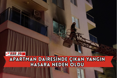 Apartman Dairesinde Çıkan Yangın Hasara Neden Oldu