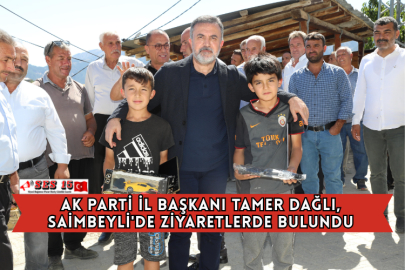 Ak Parti İl Başkanı Tamer Dağlı, Saimbeyli'de Ziyaretlerde Bulundu