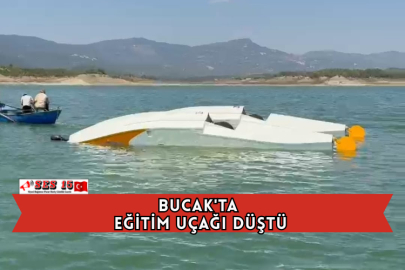 Bucak'ta Eğitim Uçağı Düştü