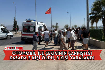 Otomobil İle Çekicinin Çarpıştığı Kazada 3 Kişi Öldü, 3 Kişi Yaralandı