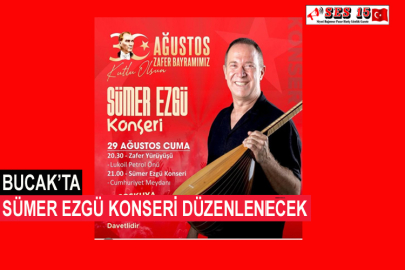 Bucak’ta Sümer Ezgü Konseri Düzenlenecek