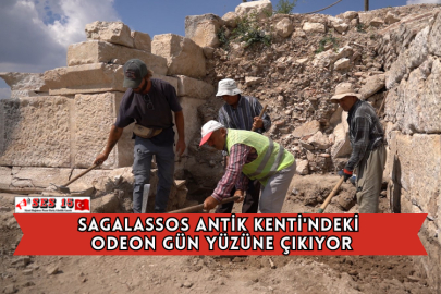 Sagalassos Antik Kenti'ndeki Odeon Gün Yüzüne Çıkıyor