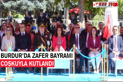 Burdur’da Zafer Bayramı Coşkuyla Kutlandı