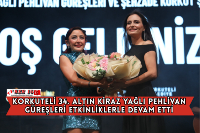 Korkuteli 34. Altın Kiraz Yağlı Pehlivan Güreşleri Etkinliklerle Devam Etti