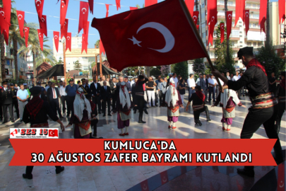 Kumluca'da 30 Ağustos Zafer Bayramı Kutlandı