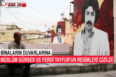 Binaların Duvarlarına Müslüm Gürses Ve Ferdi Tayfur'un Resimleri Çizildi