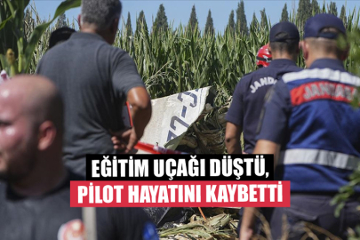 Eğitim Uçağı Düştü, Pilot Hayatını Kaybetti