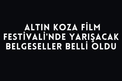 Altın Koza Film Festivali'nde Yarışacak Belgeseller Belli Oldu