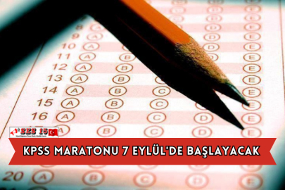 KPSS Maratonu 7 Eylül'de Başlayacak