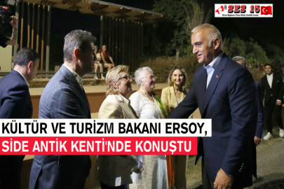 Kültür Ve Turizm Bakanı Ersoy, Side Antik Kenti'nde Konuştu