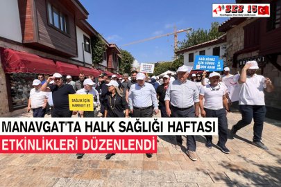 Manavgat'ta Halk Sağlığı Haftası Etkinlikleri Düzenlendi