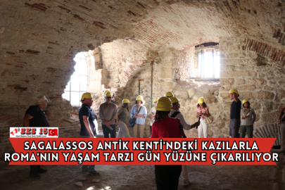 Sagalassos Antik Kenti'ndeki Kazılarla Roma'nın Yaşam Tarzı Gün Yüzüne Çıkarılıyor