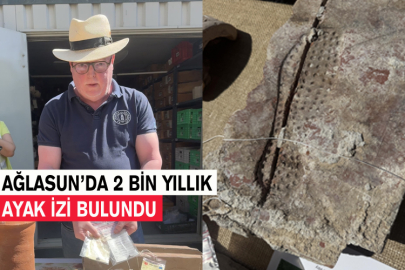 Ağlasun’da 2 Bin Yıllık Ayak İzi Bulundu
