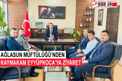 Ağlasun Müftülüğü’nden Kaymakam Eyyüpkoca’ya Ziyaret