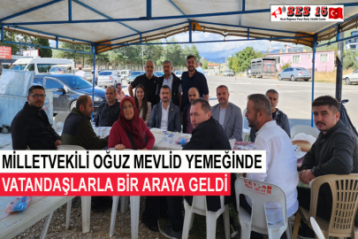 Milletvekili Oğuz Mevlid Yemeğinde Vatandaşlarla Bir Araya Geldi