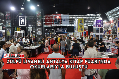 Zülfü Livaneli Antalya Kitap Fuarı'nda Okurlarıyla Buluştu