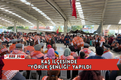 Kaş İlçesinde "Yörük Şenliği" Yapıldı