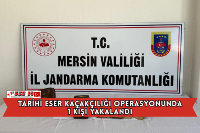 Tarihi Eser Kaçakçılığı Operasyonunda 1 Şüpheli Yakalandı