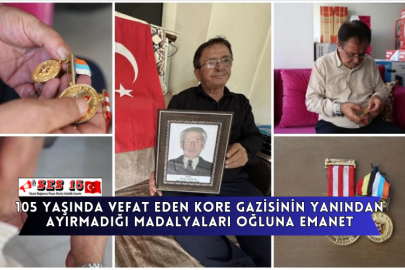 105 Yaşında Vefat Eden Kore Gazisinin Yanından Ayırmadığı Madalyaları Oğluna Emanet
