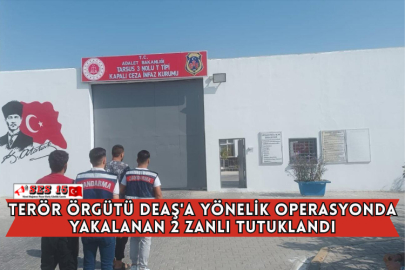 Terör Örgütü DEAŞ'a Yönelik Operasyonda Yakalanan 2 Zanlı Tutuklandı