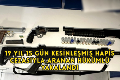 19 Yıl 15 Gün Kesinleşmiş Hapis Cezasıyla Aranan Hükümlü Yakalandı