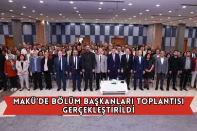 MAKÜ’de Bölüm Başkanları Toplantısı Gerçekleştirildi
