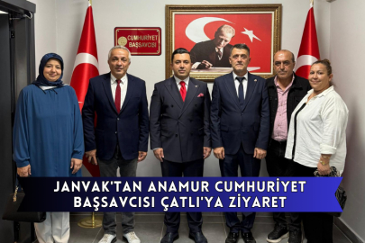 JANVAK'tan Anamur Cumhuriyet Başsavcısı Çatlı'ya Ziyaret