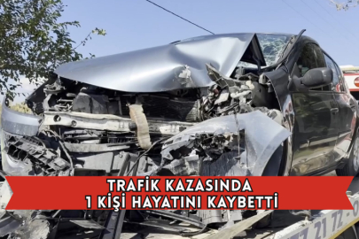 Trafik Kazasında 1 Kişi Hayatını Kaybetti