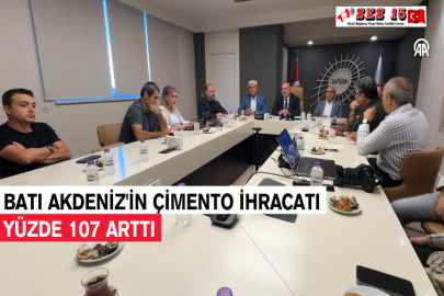 Batı Akdeniz'in Çimento İhracatı Yüzde 107 Arttı