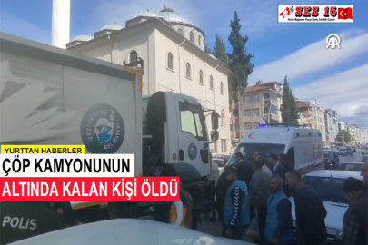 Çöp Kamyonunun Altında Kalan Kişi Öldü