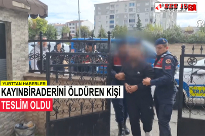 Kayınbiraderini Öldüren Kişi Teslim Oldu