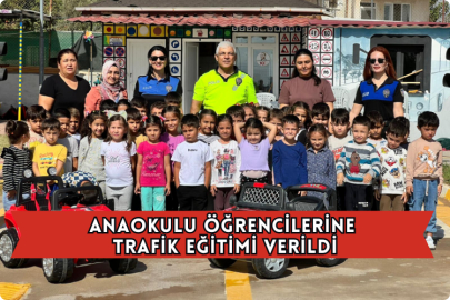 Anaokulu Öğrencilerine Trafik Eğitimi Verildi