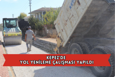 Kepez'de Yol Yenileme Çalışması Yapıldı