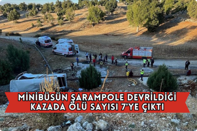 Minibüsün Şarampole Devrildiği Kazada Ölü Sayısı 7'ye Çıktı