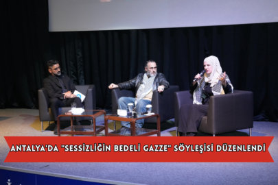 Antalya'da "sessizliğin Bedeli Gazze" Söyleşisi Düzenlendi