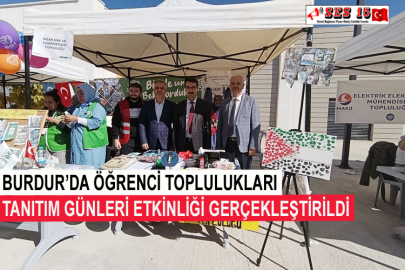 Burdur’da Öğrenci Toplulukları Tanıtım Günleri Etkinliği Gerçekleştirildi