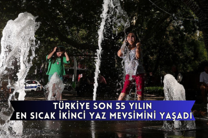 Türkiye Son 55 Yılın En Sıcak İkinci Yaz Mevsimini Yaşadı