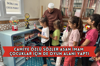 Camiye Özlü Sözler Asan İmam Çocuklar İçin De Oyun Alanı Yaptı