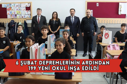 Hatay'da 6 Şubat Depremlerinin Ardından 199 Yeni Okul İnşa Edildi